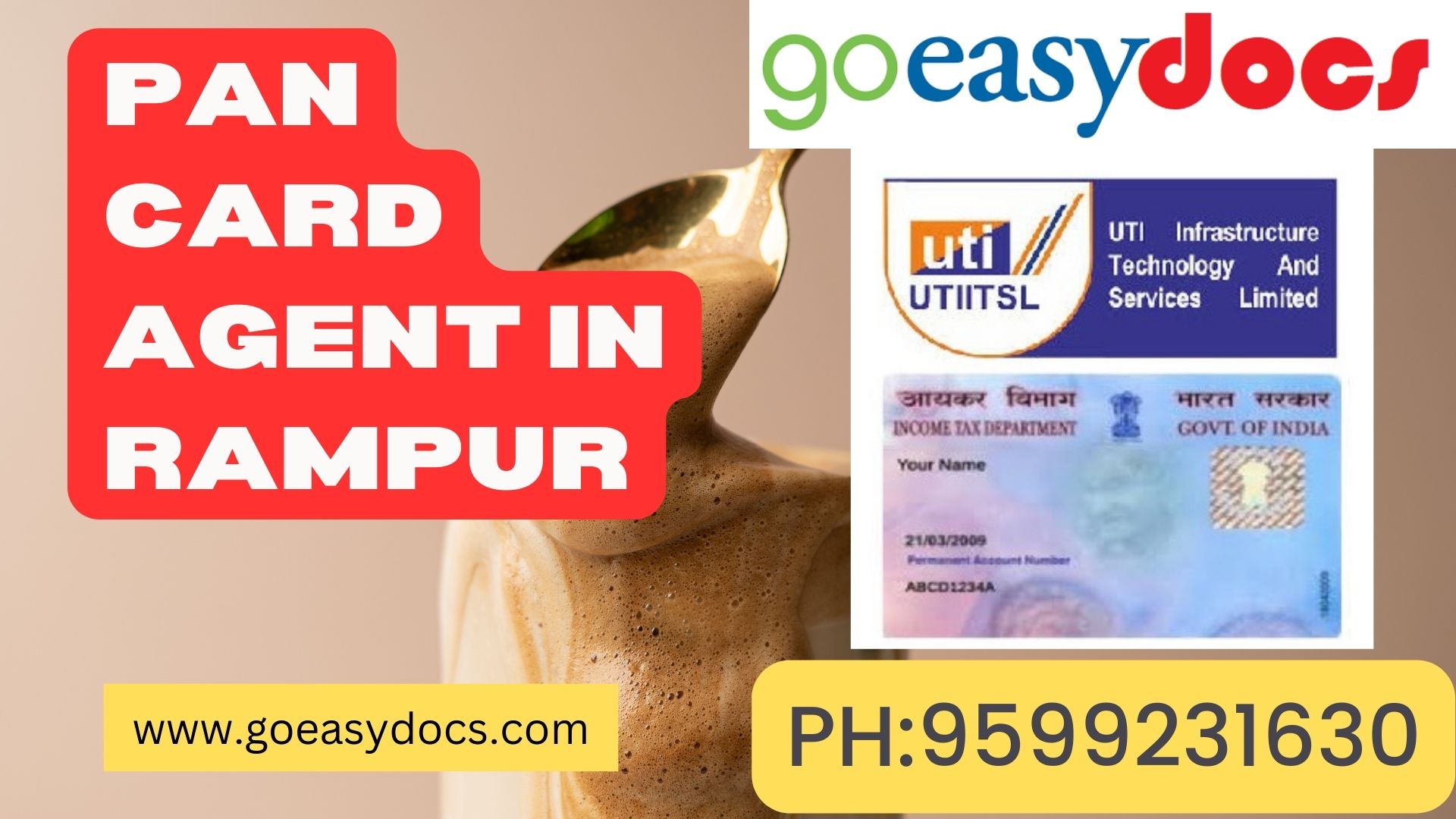 Pan Card Agent Consultant in Rampur 8851415812
