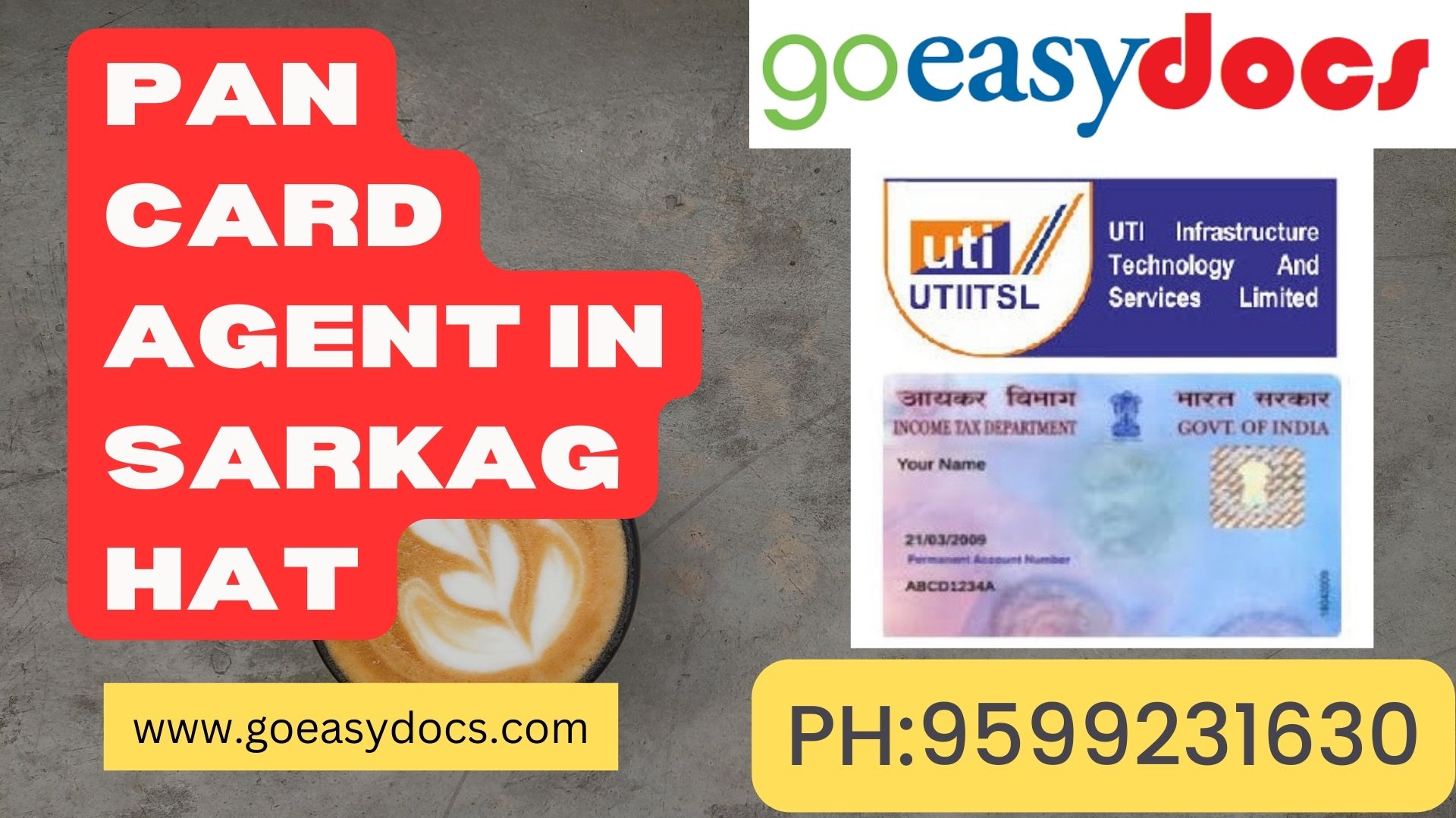 Pan Card Agent Consultant in Sarkaghat 8851415812