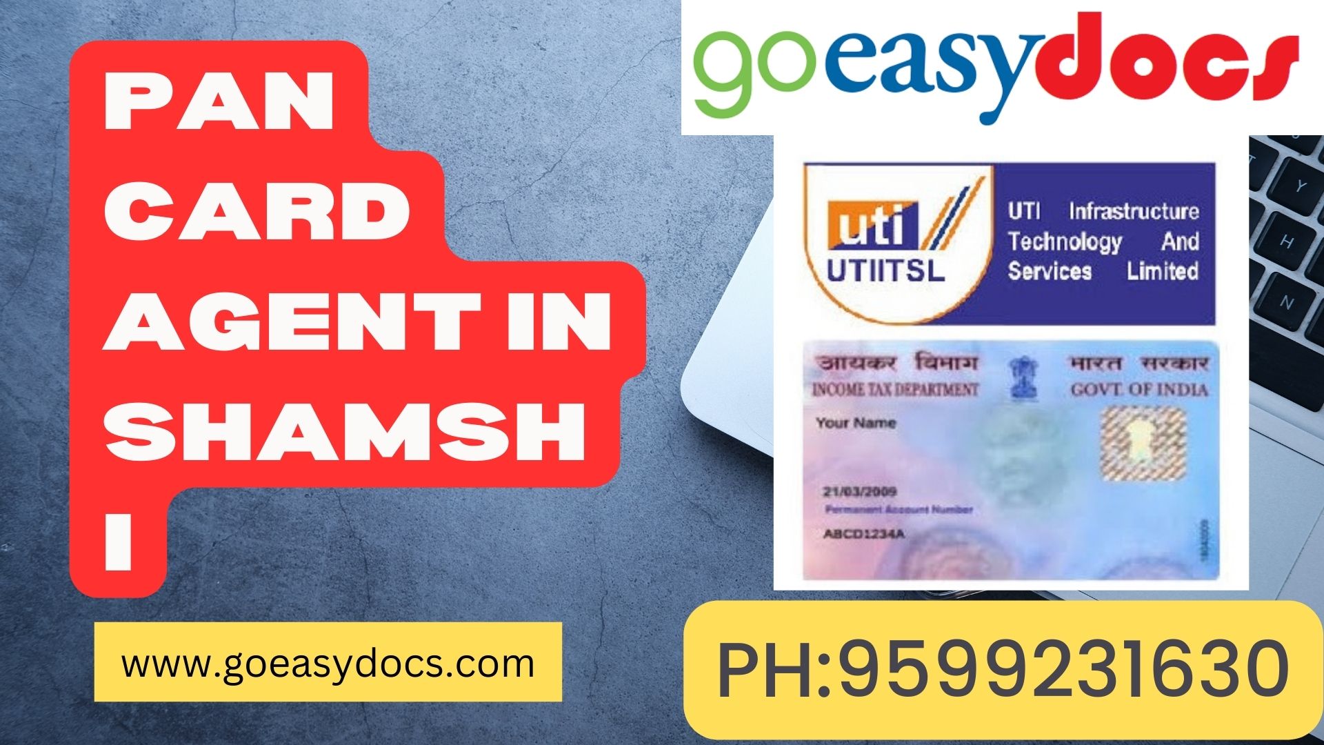 Pan Card Agent Consultant in Shamshi 8851415812