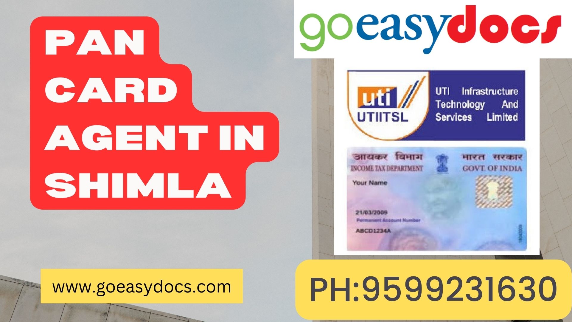 Pan Card Agent Consultant in Shimla 8851415812