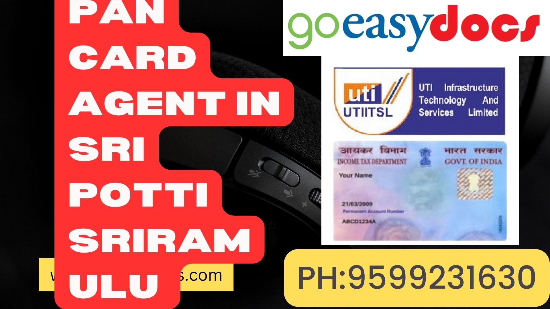 Pan Card Agent Consultant in Sri Potti Sriramulu Nellore 8851415812