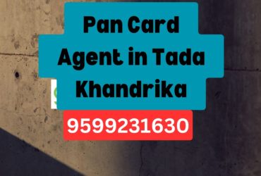 Pan Card Agent Consultant in Tada Khandrika 8851415812