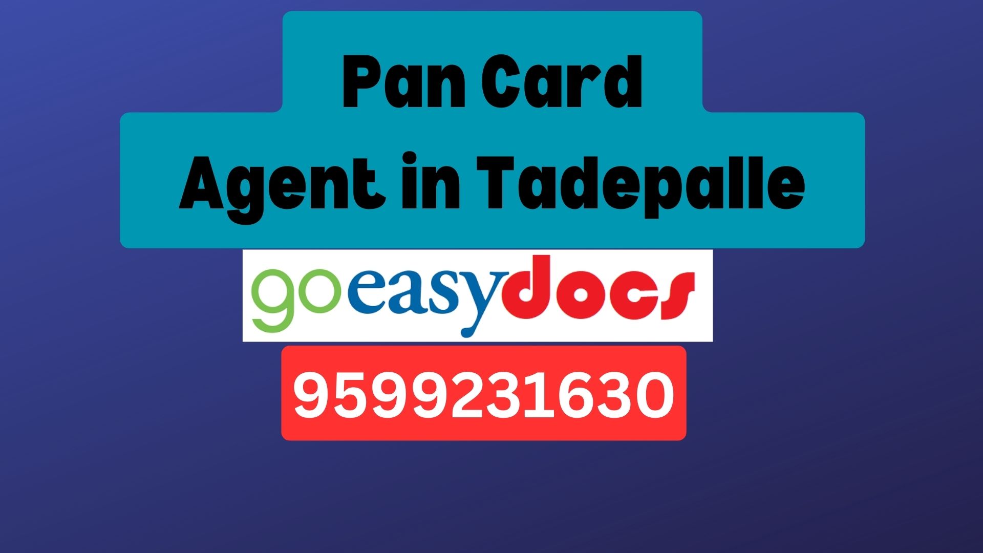 Pan Card Agent Consultant in Tadepalle 8851415812