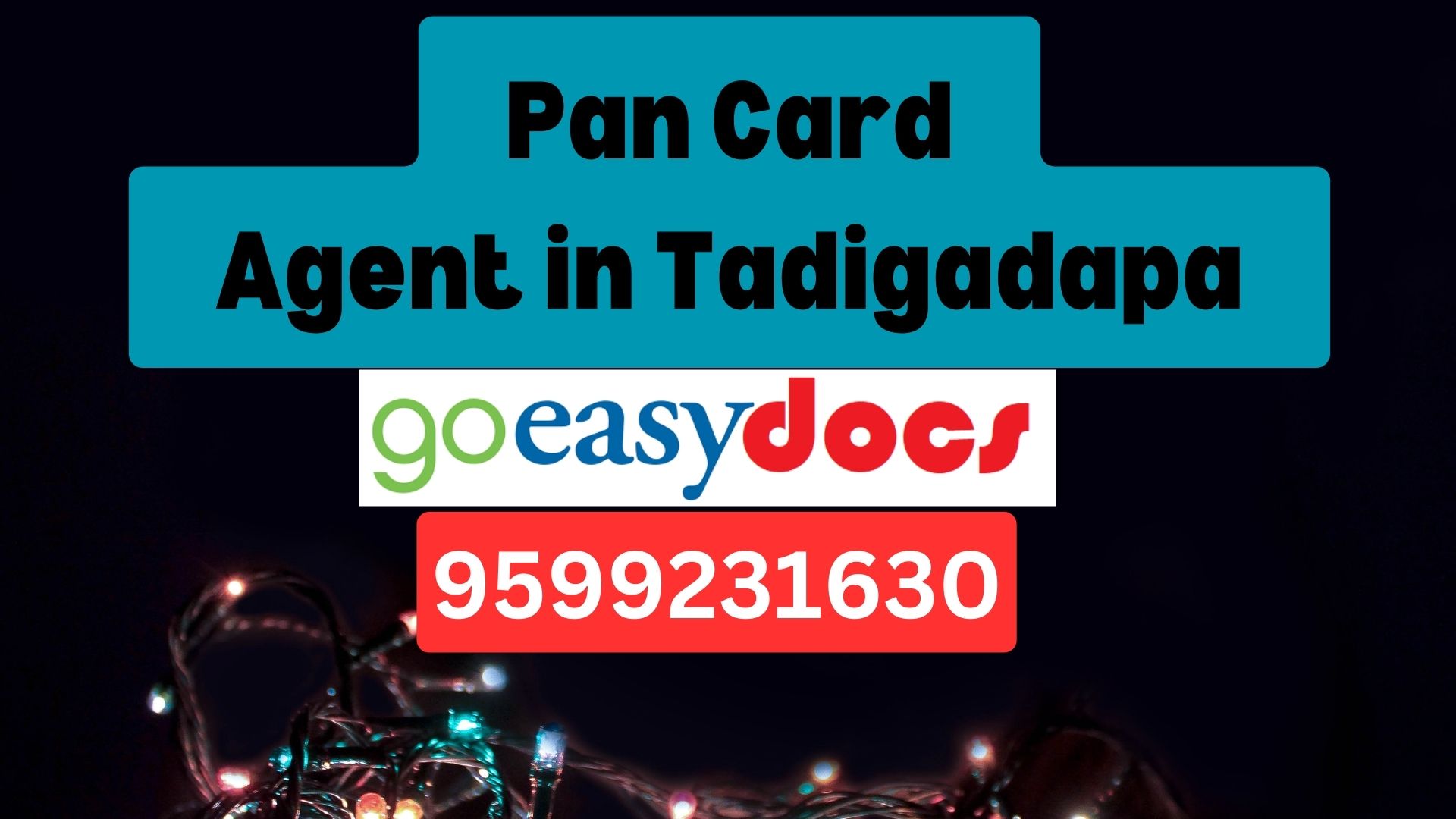 Pan Card Agent Consultant in Tadigadapa 8851415812