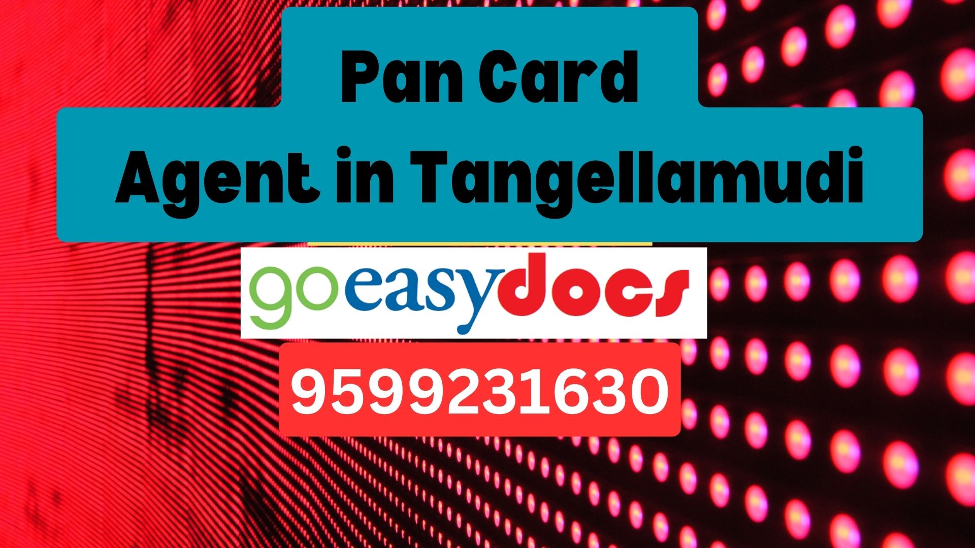 Pan Card Agent Consultant in Tangellamudi  8851415812