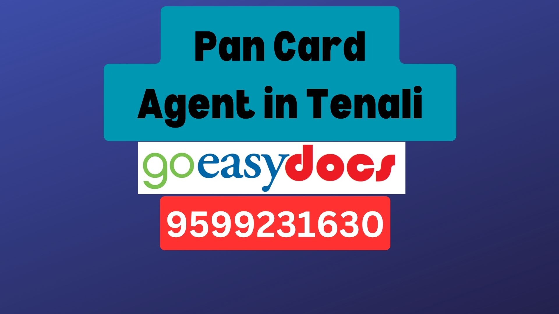 Pan Card Agent Consultant in Tenali 8851415812