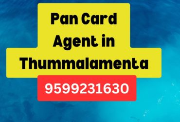 Pan Card Agent Consultant in Thummalamenta 8851415812