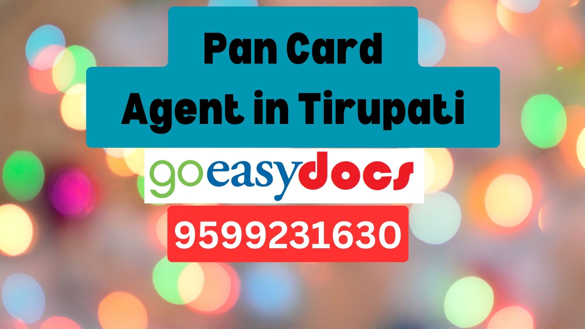 Pan Card Agent Consultant in Tirupati 8851415812