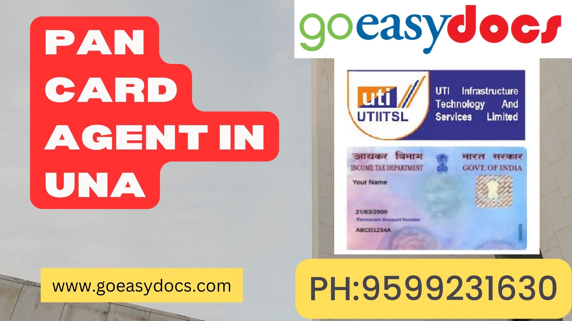 Pan Card Agent Consultant in Una 8851415812