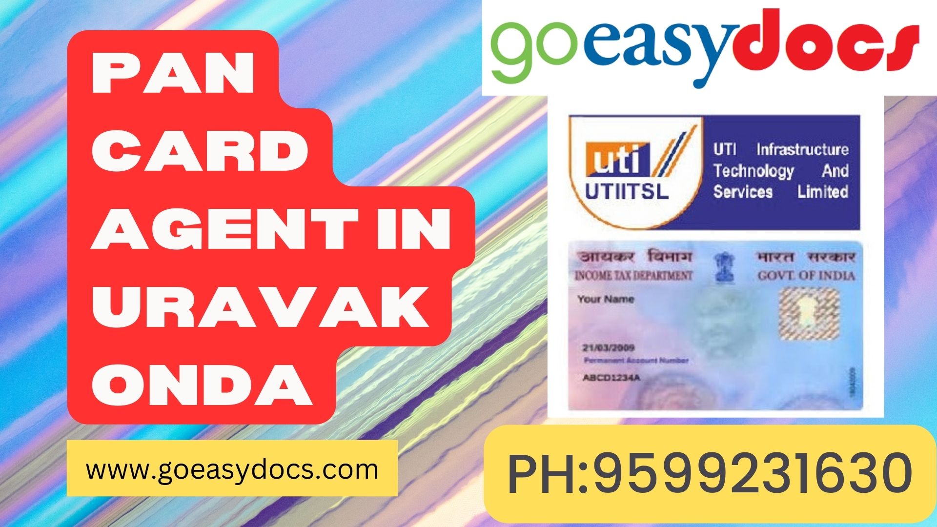 Pan Card Agent Consultant in Uravakonda 8851415812