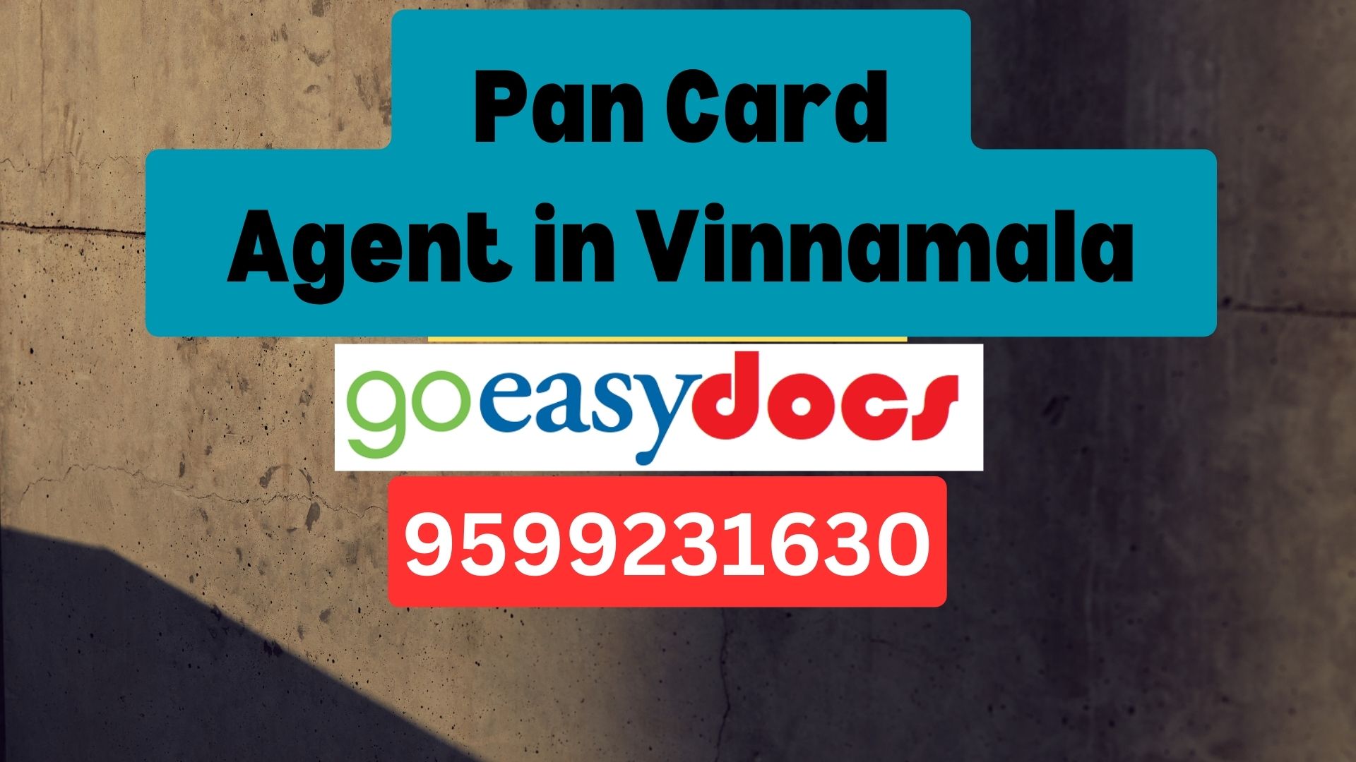 Pan Card Agent Consultant in Vinnamala 8851415812