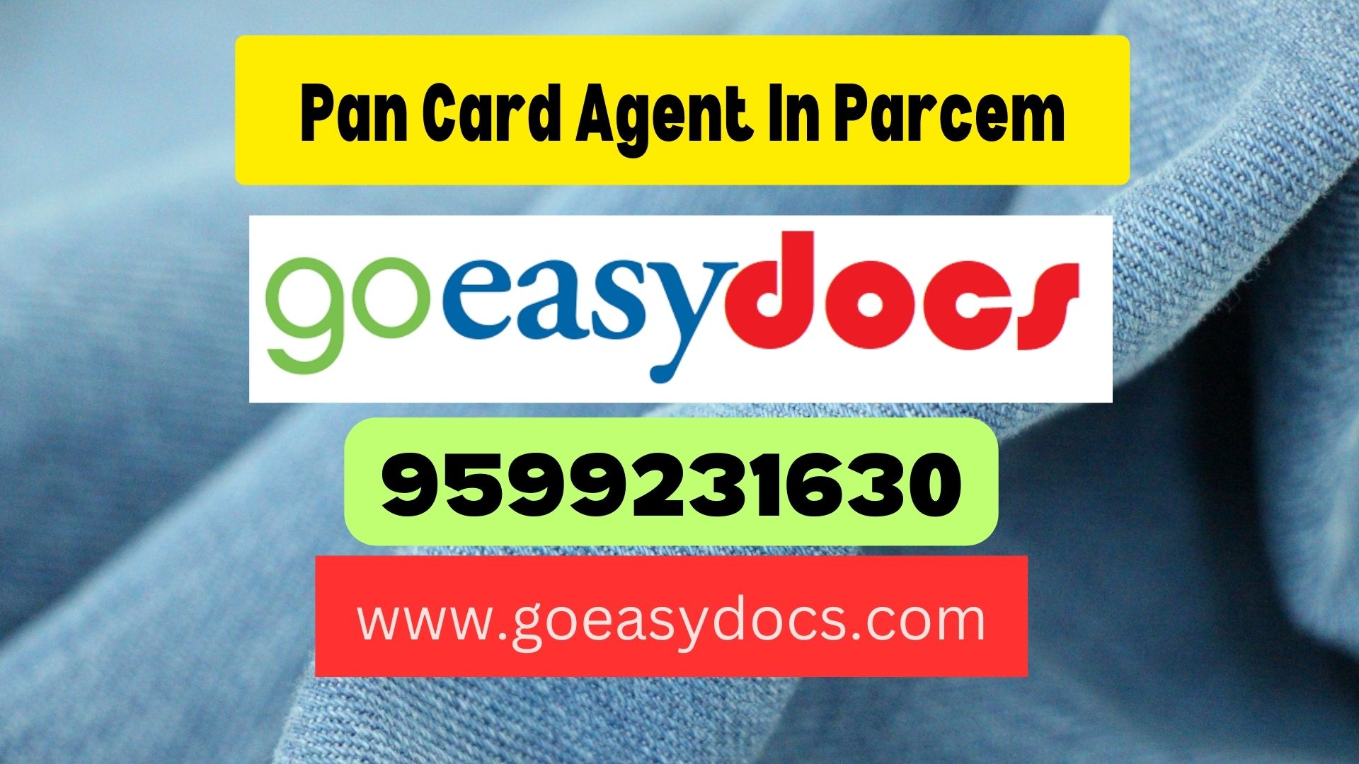 Pan Card Agent Consultant in Parcem 8851415812