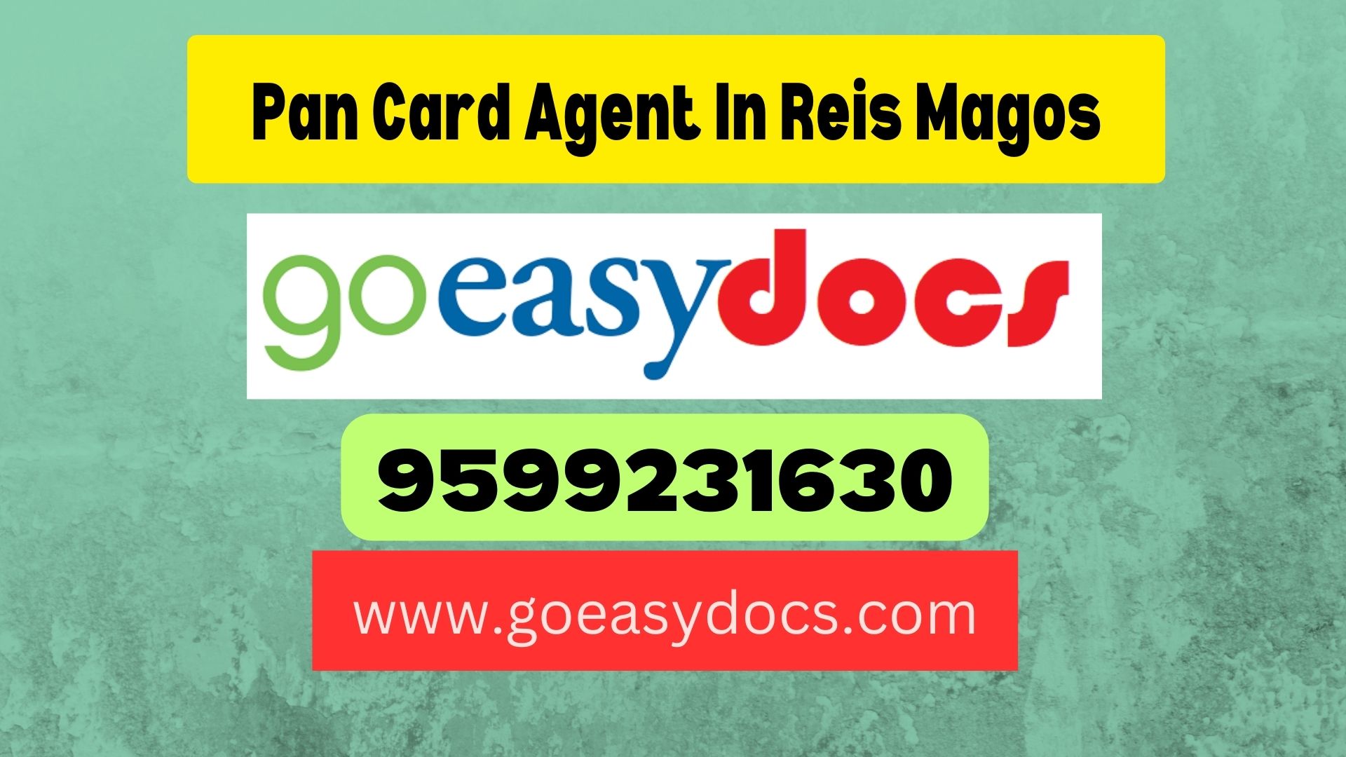 Pan Card Agent Consultant in Reis Magos 8851415812