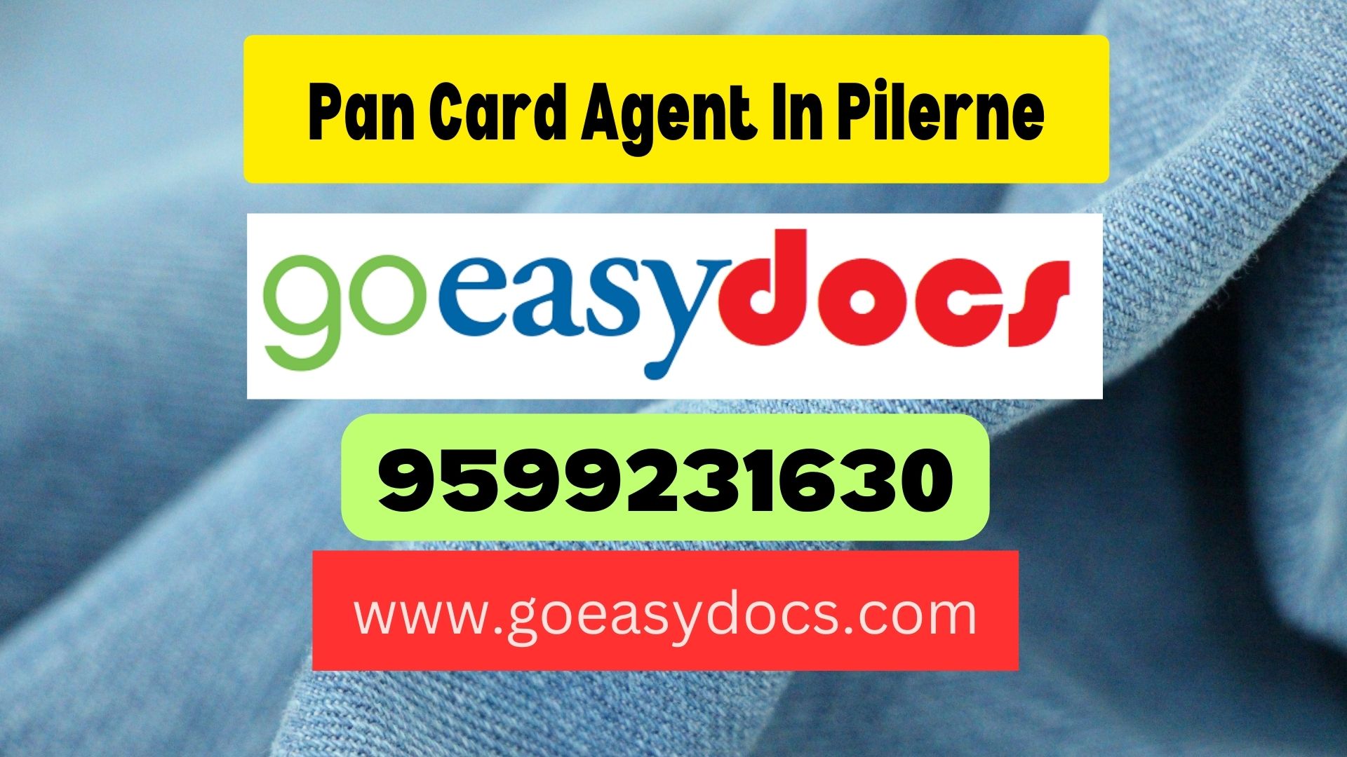 Pan Card Agent Consultant in Pilerne 8851415812