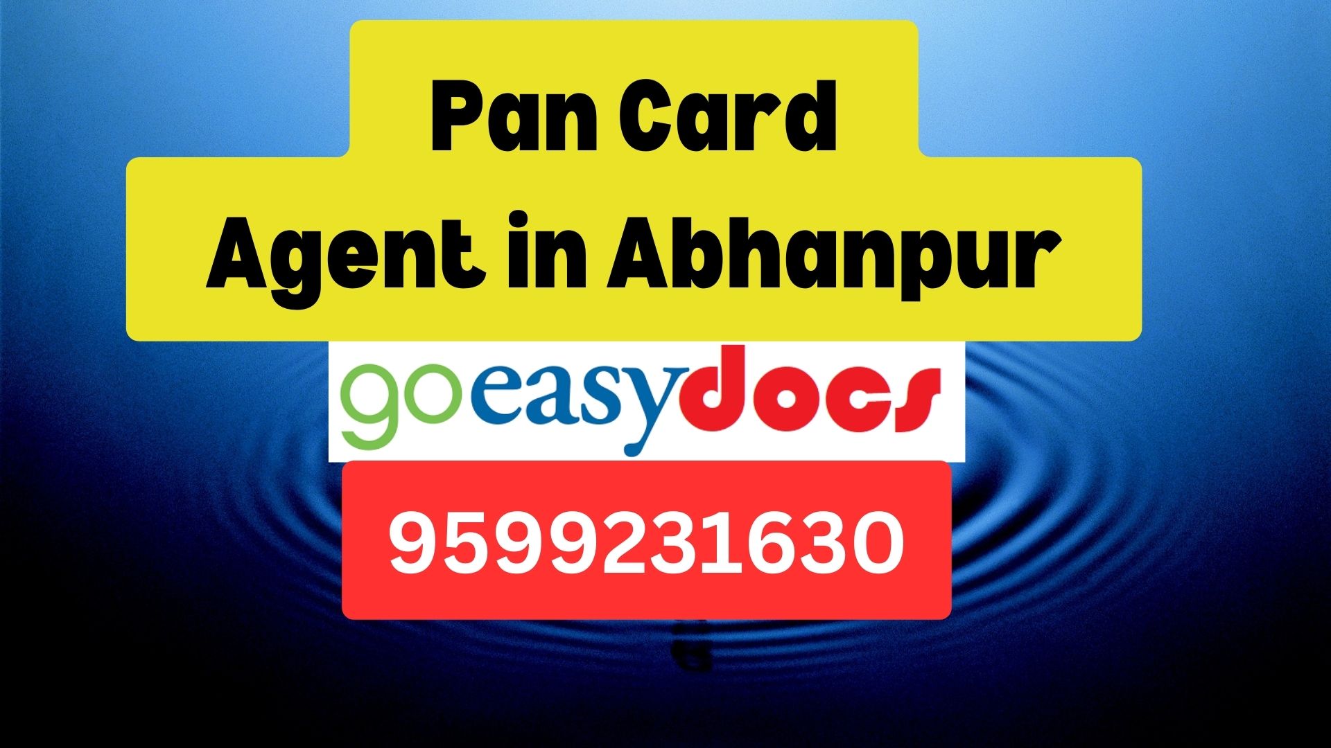 Pan Card Agent Consultant in Abhanpur 8851415812