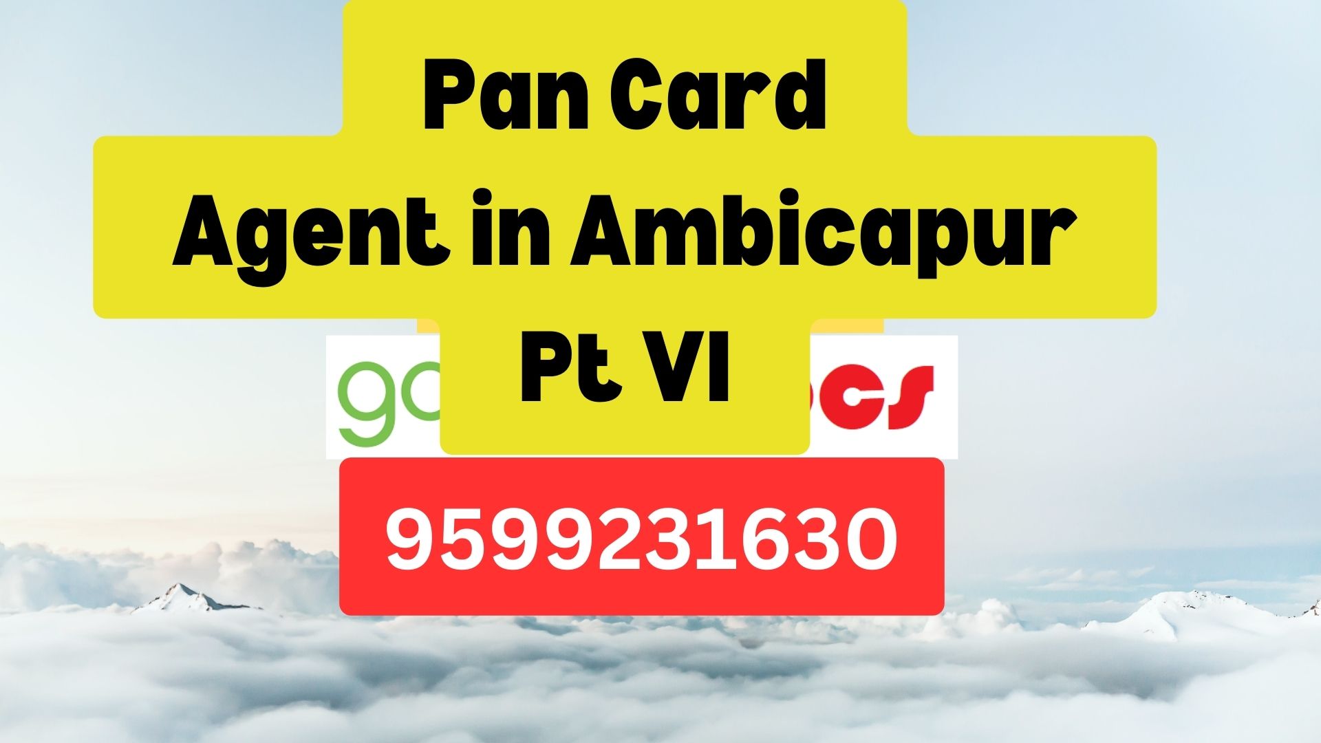 Pan Card Agent Consultant in Ambicapur Pt VI  8851415812