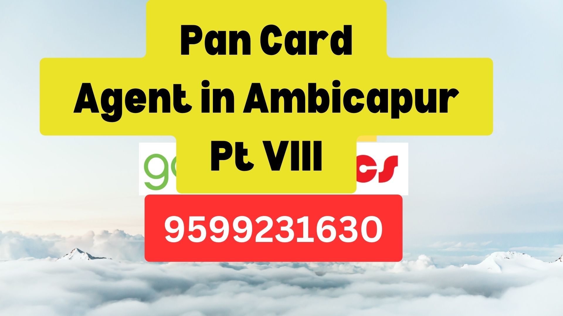 Pan Card Agent Consultant in Ambicapur Pt VIII  8851415812