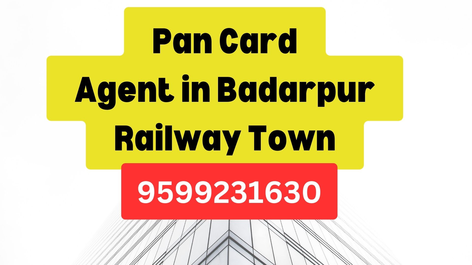 Pan Card Agent Consultant in Badarpur Railway Town  8851415812