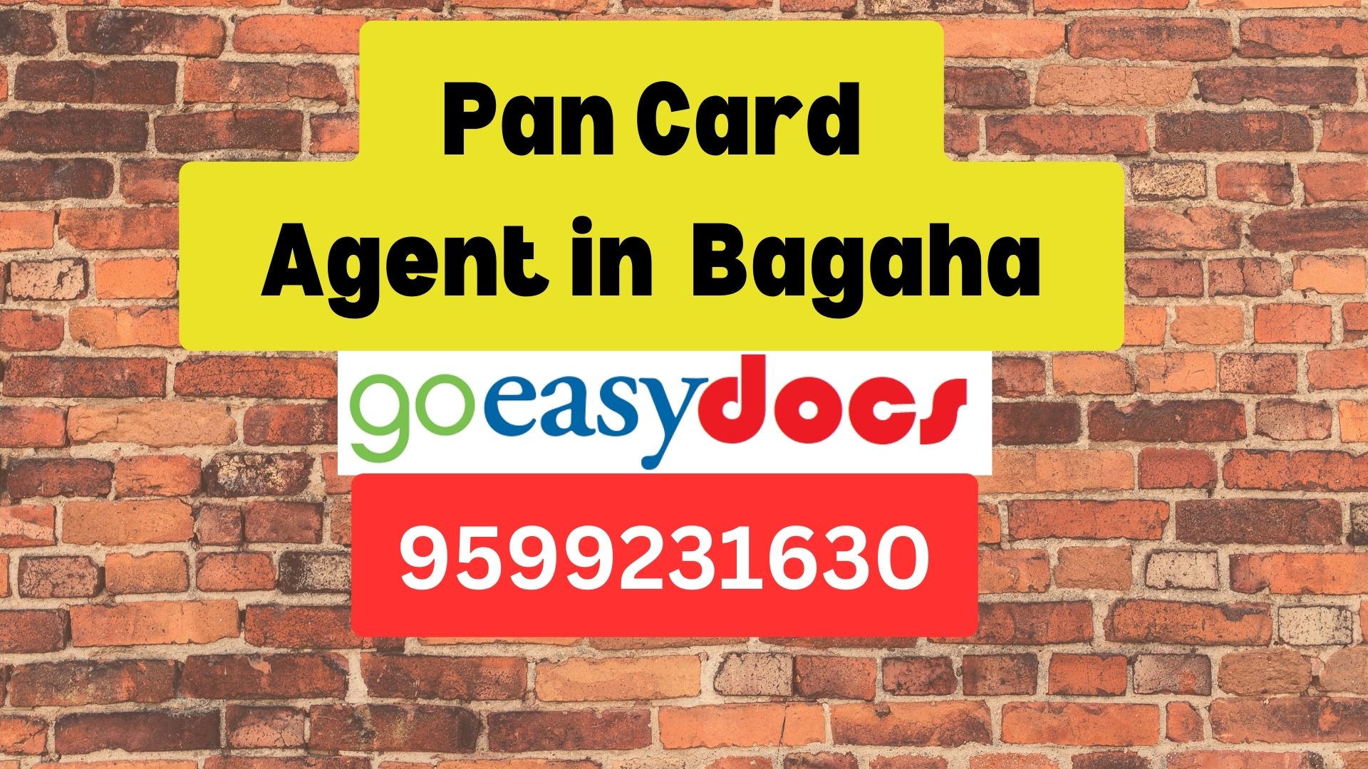 Pan Card Agent Consultant in Bagaha  8851415812