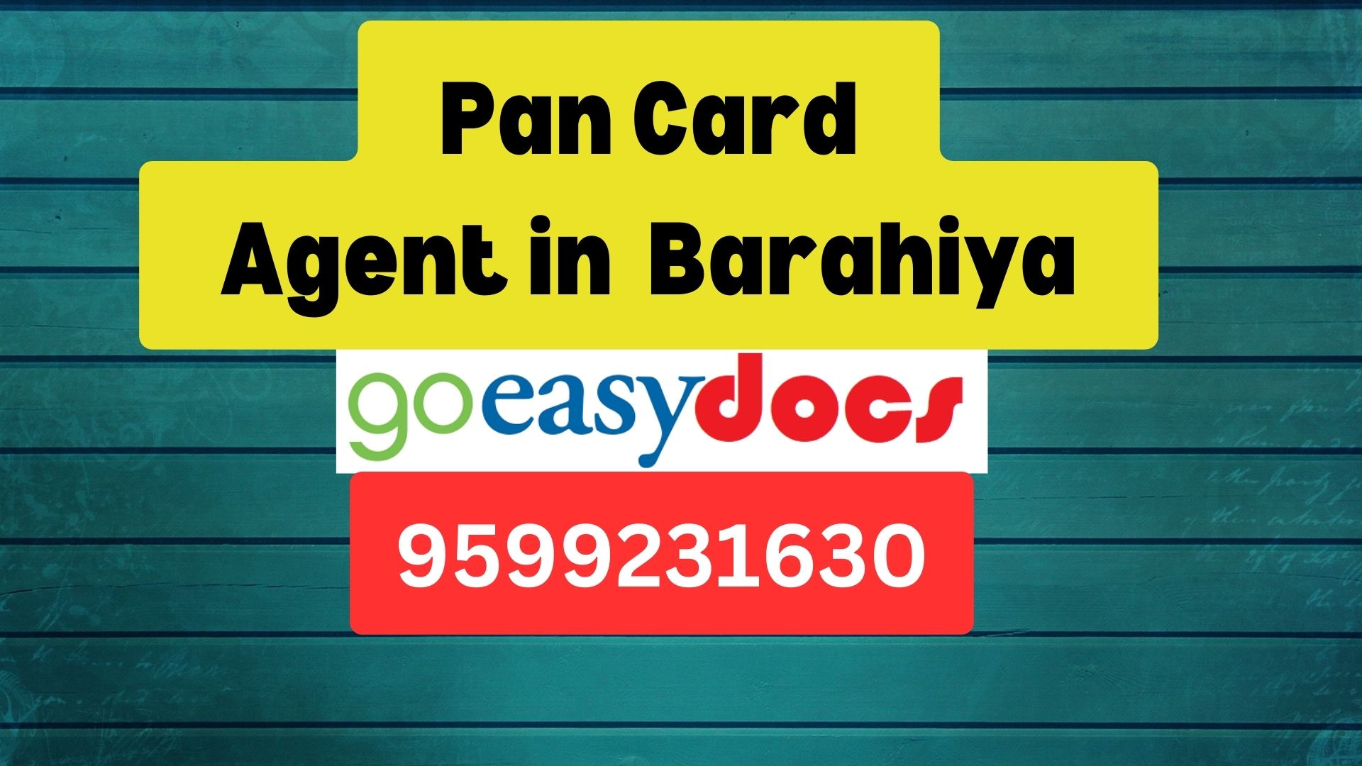 Pan Card Agent Consultant in Barahiya  8851415812