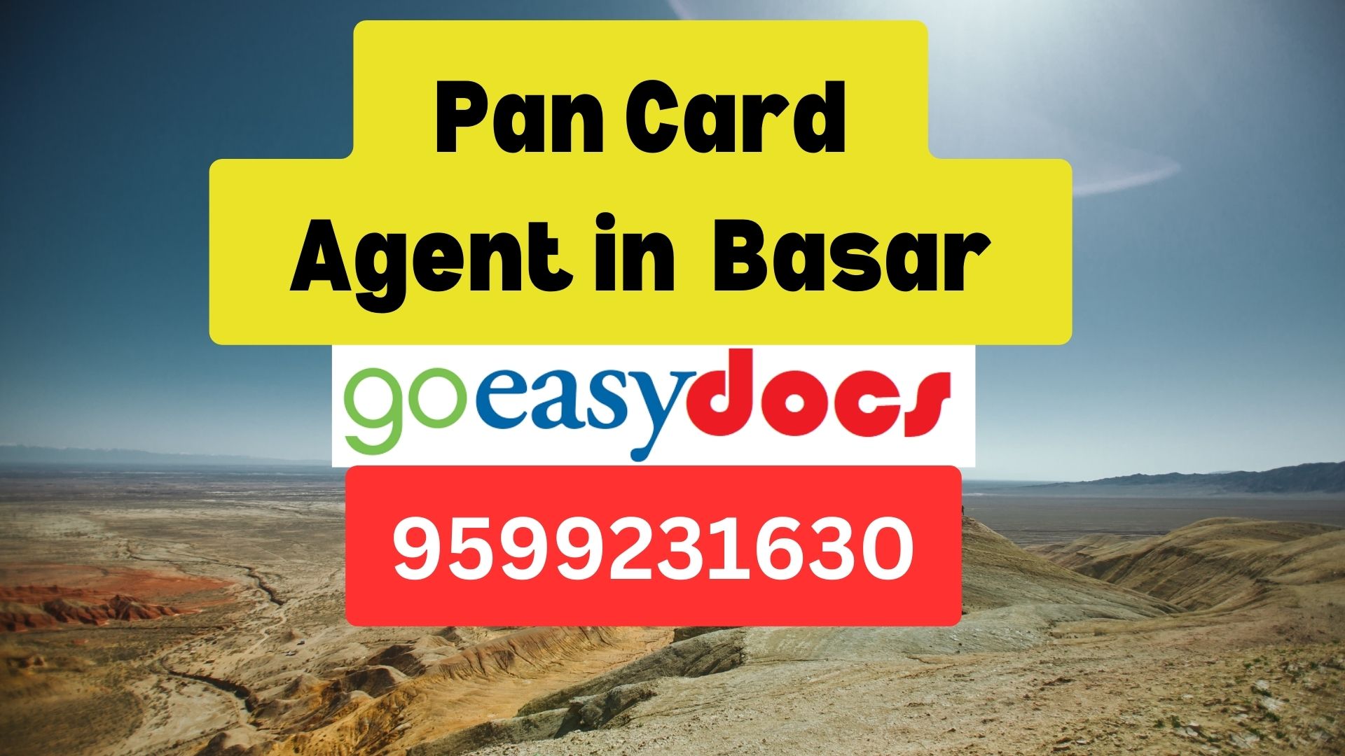 Pan Card Agent Consultant in Basar  8851415812