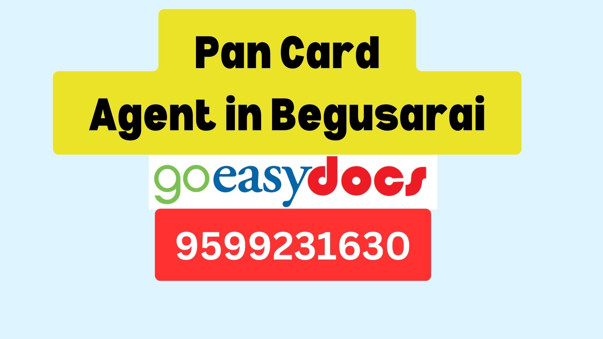 Pan Card Agent Consultant in Begusarai  8851415812