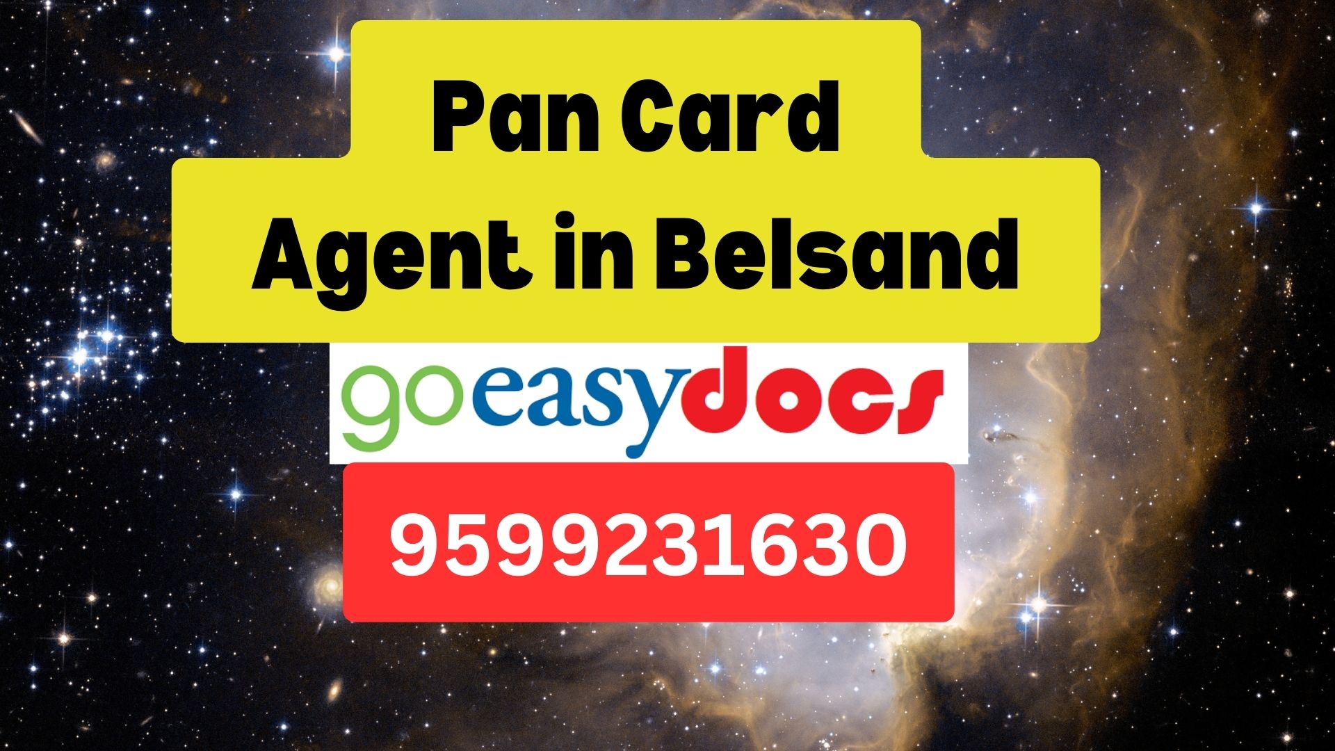 Pan Card Agent Consultant in Belsand 8851415812