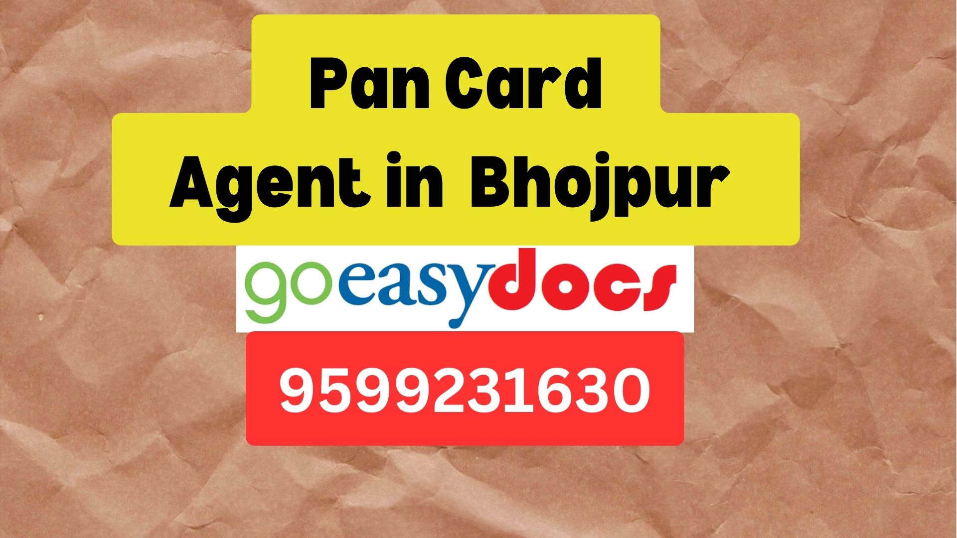 Pan Card Agent Consultant in Bhojpur  8851415812