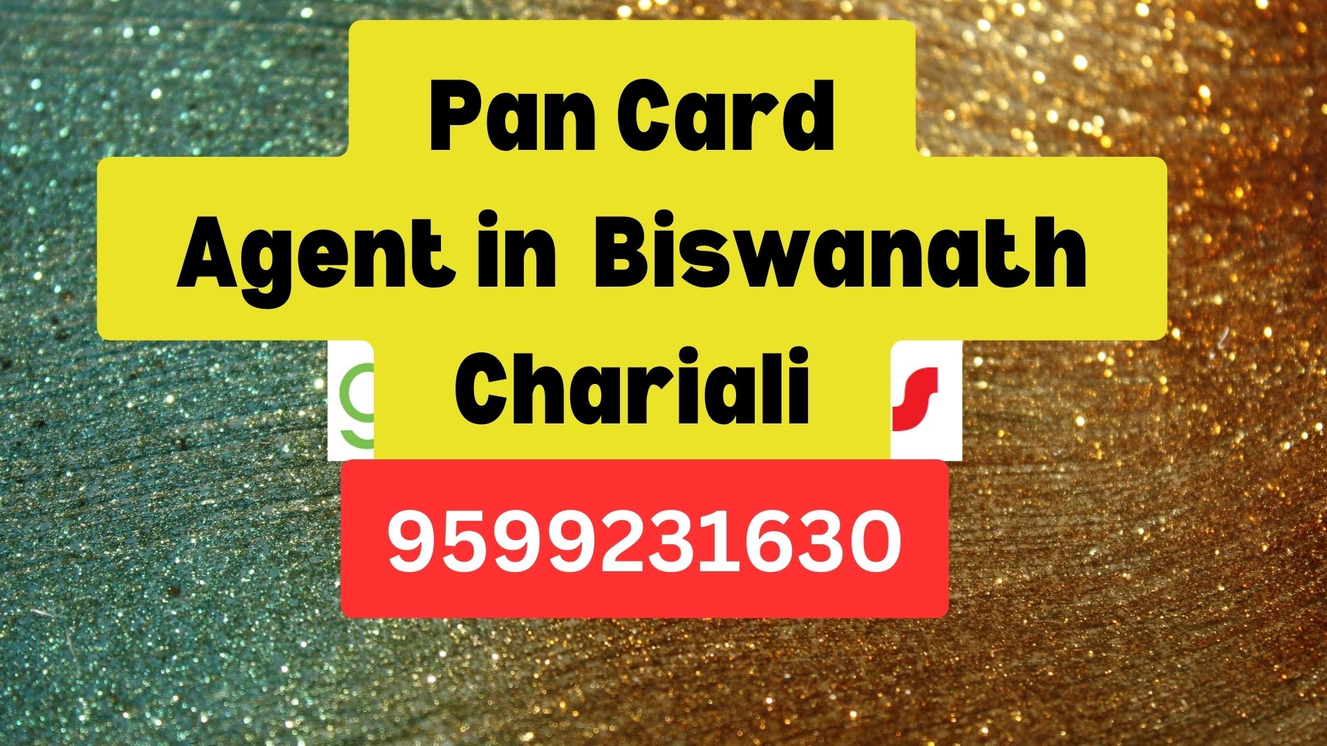 Pan Card Agent Consultant in Biswanath Chariali  8851415812