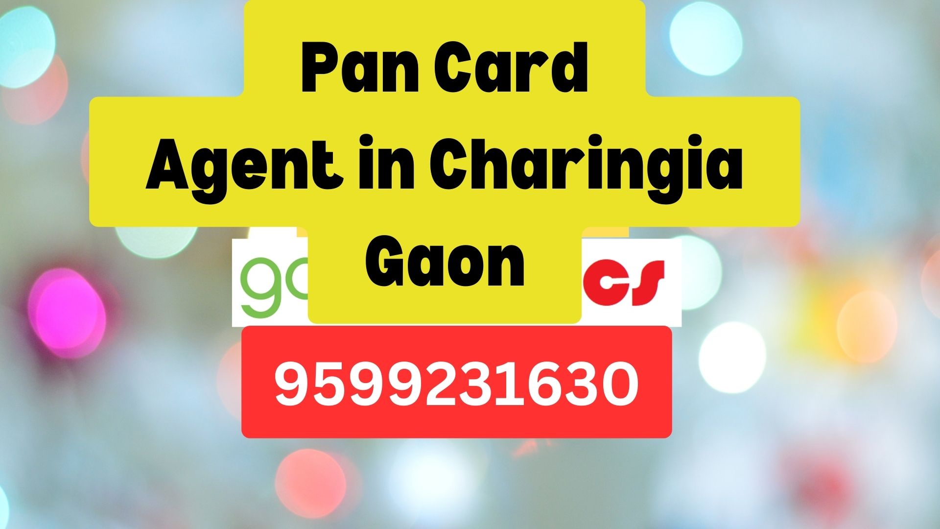 Pan Card Agent Consultant in Charingia Gaon  8851415812