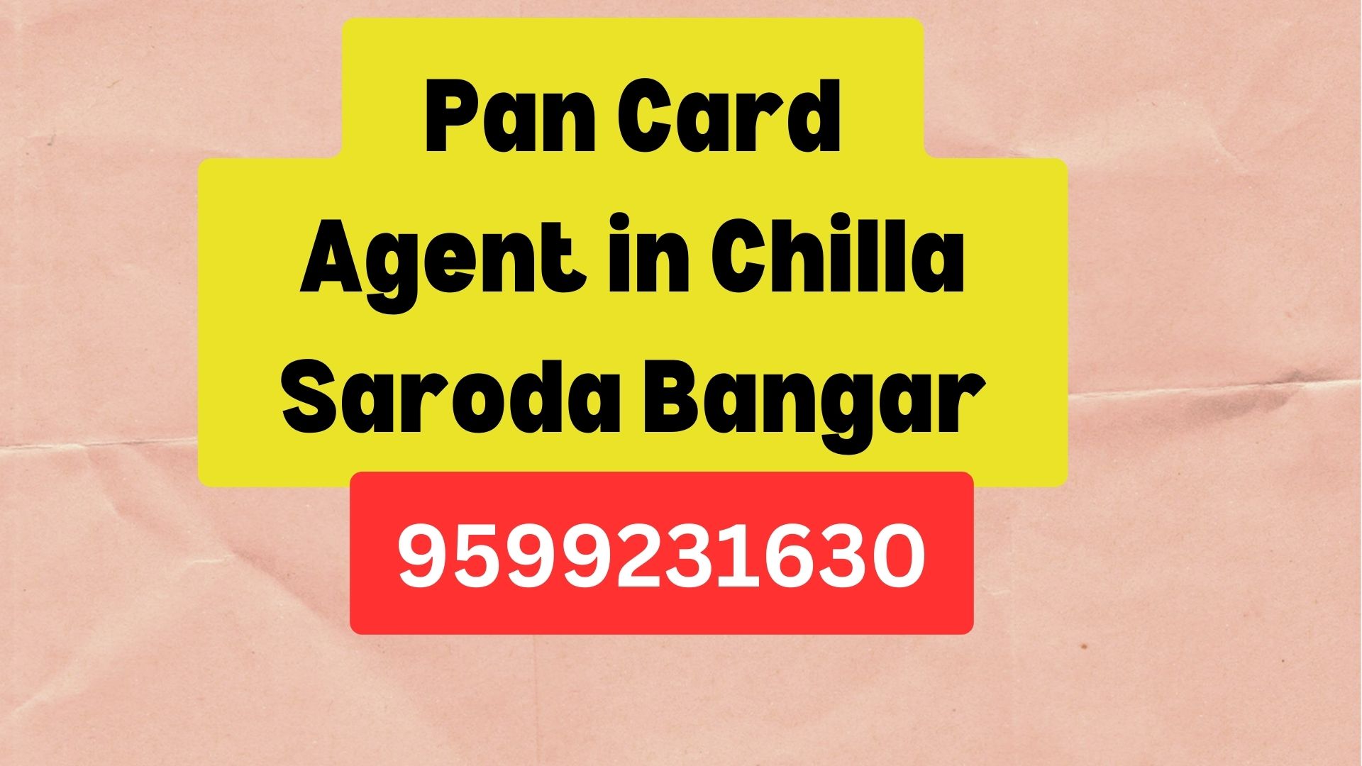 Pan Card Agent Consultant in Chilla Saroda Bangar 8851415812