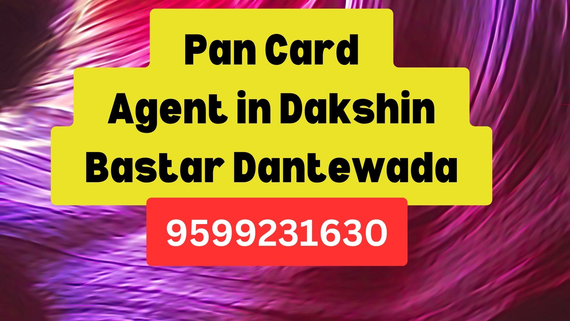 Pan Card Agent Consultant in Dakshin Bastar Dantewada 8851415812