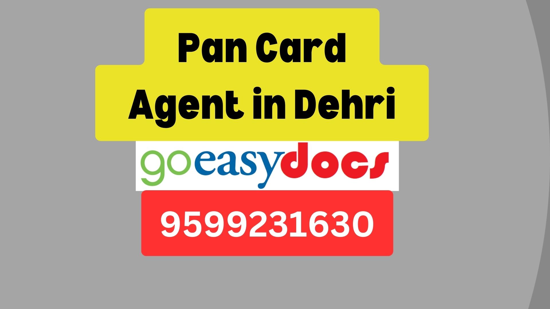 Pan Card Agent Consultant in Dehri 8851415812