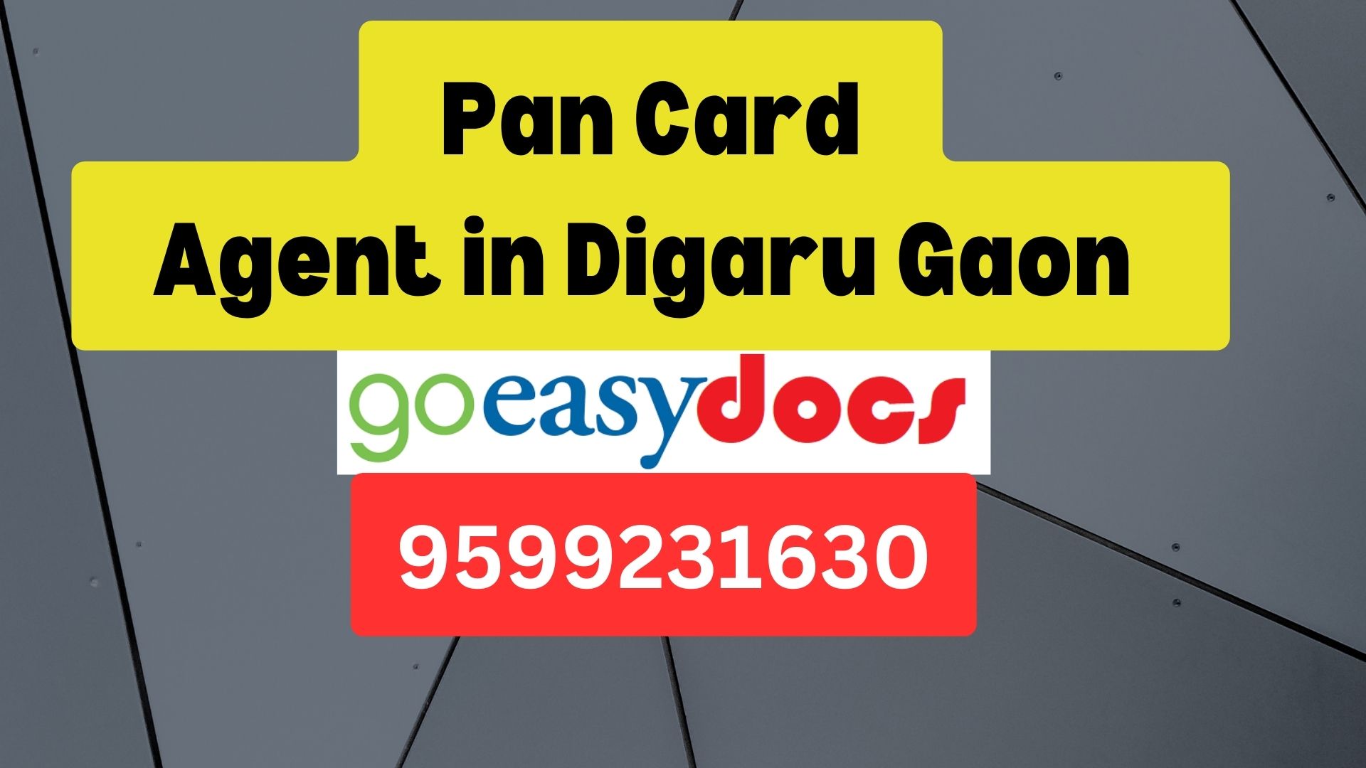 Pan Card Agent Consultant in Digaru Gaon   8851415812