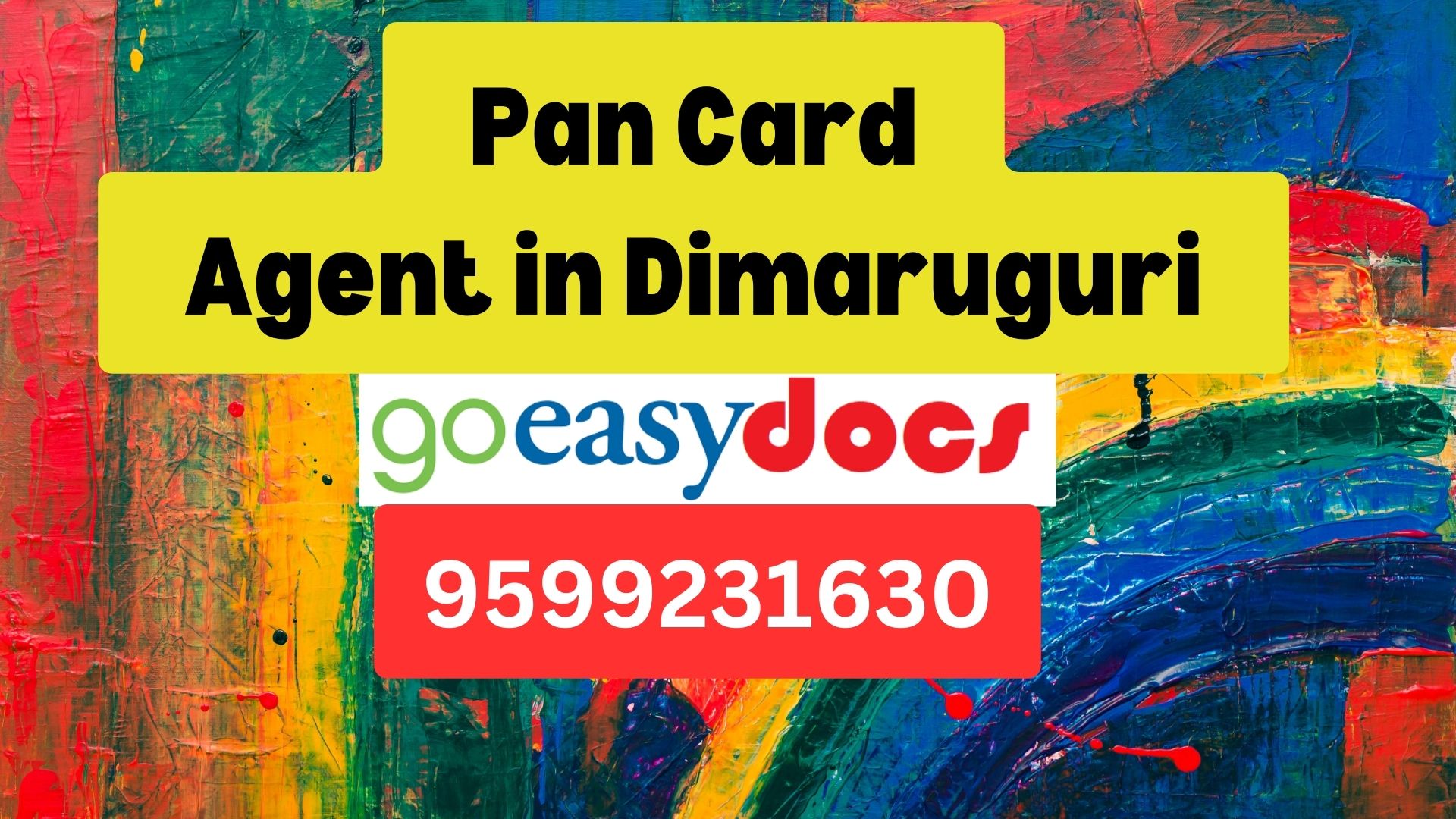 Pan Card Agent Consultant in Dimaruguri  8851415812