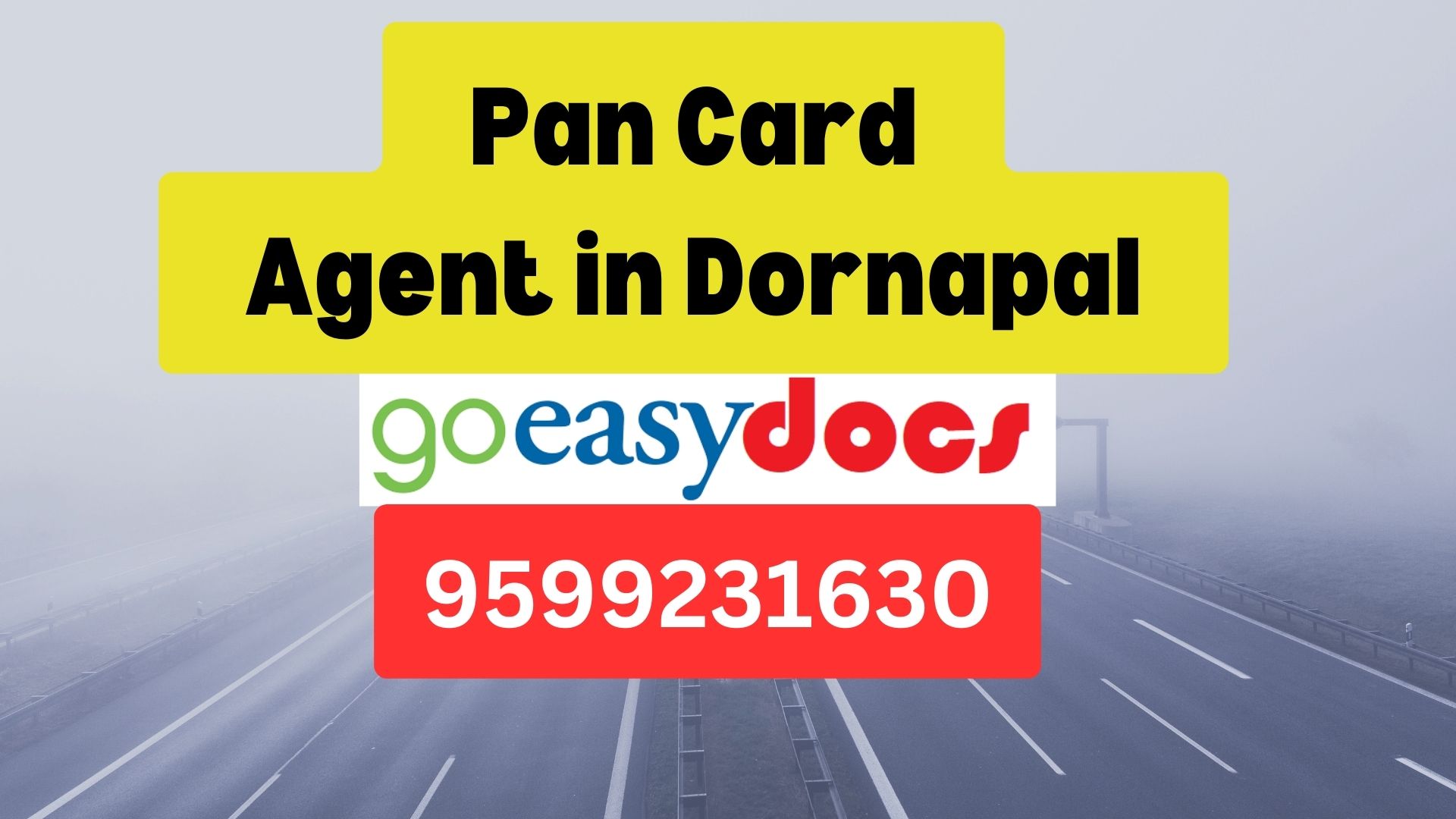 Pan Card Agent Consultant in Dornapal 8851415812