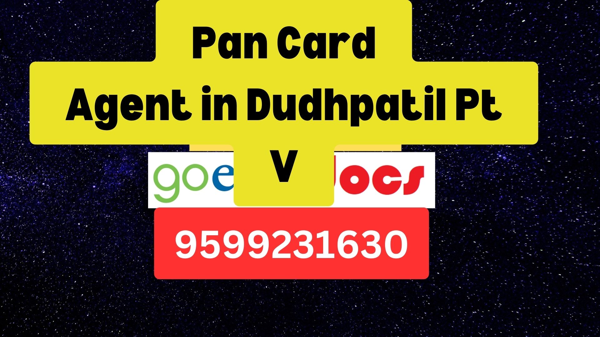 Pan Card Agent Consultant in Dudhpatil Pt V  8851415812