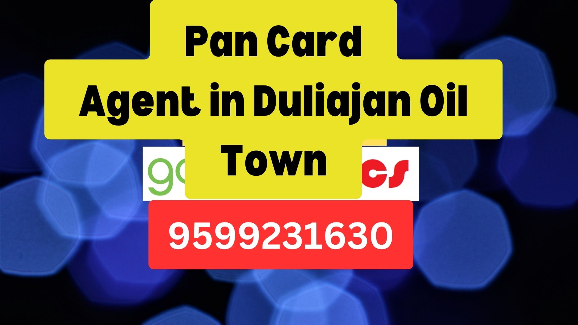 Pan Card Agent Consultant in Duliajan Oil Town  8851415812