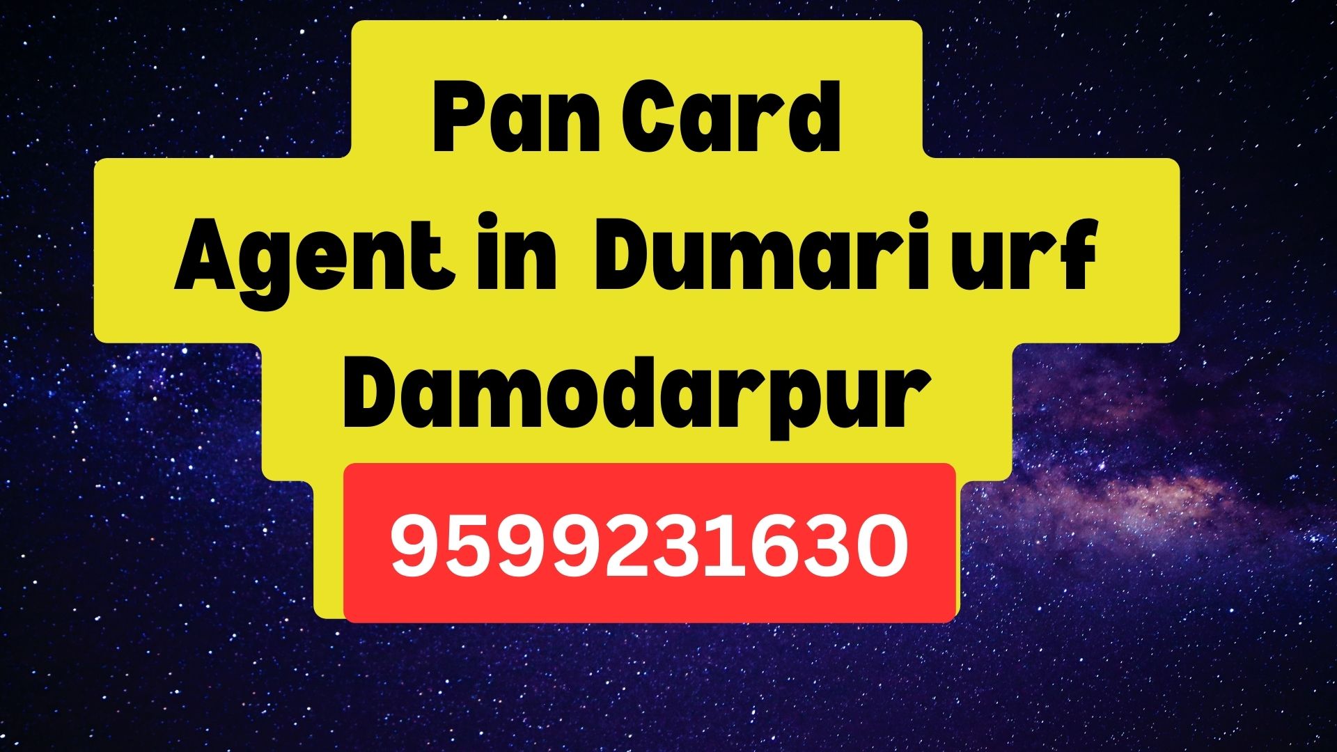 Pan Card Agent Consultant in Dumari urf Damodarpur Shahjahan  8851415812