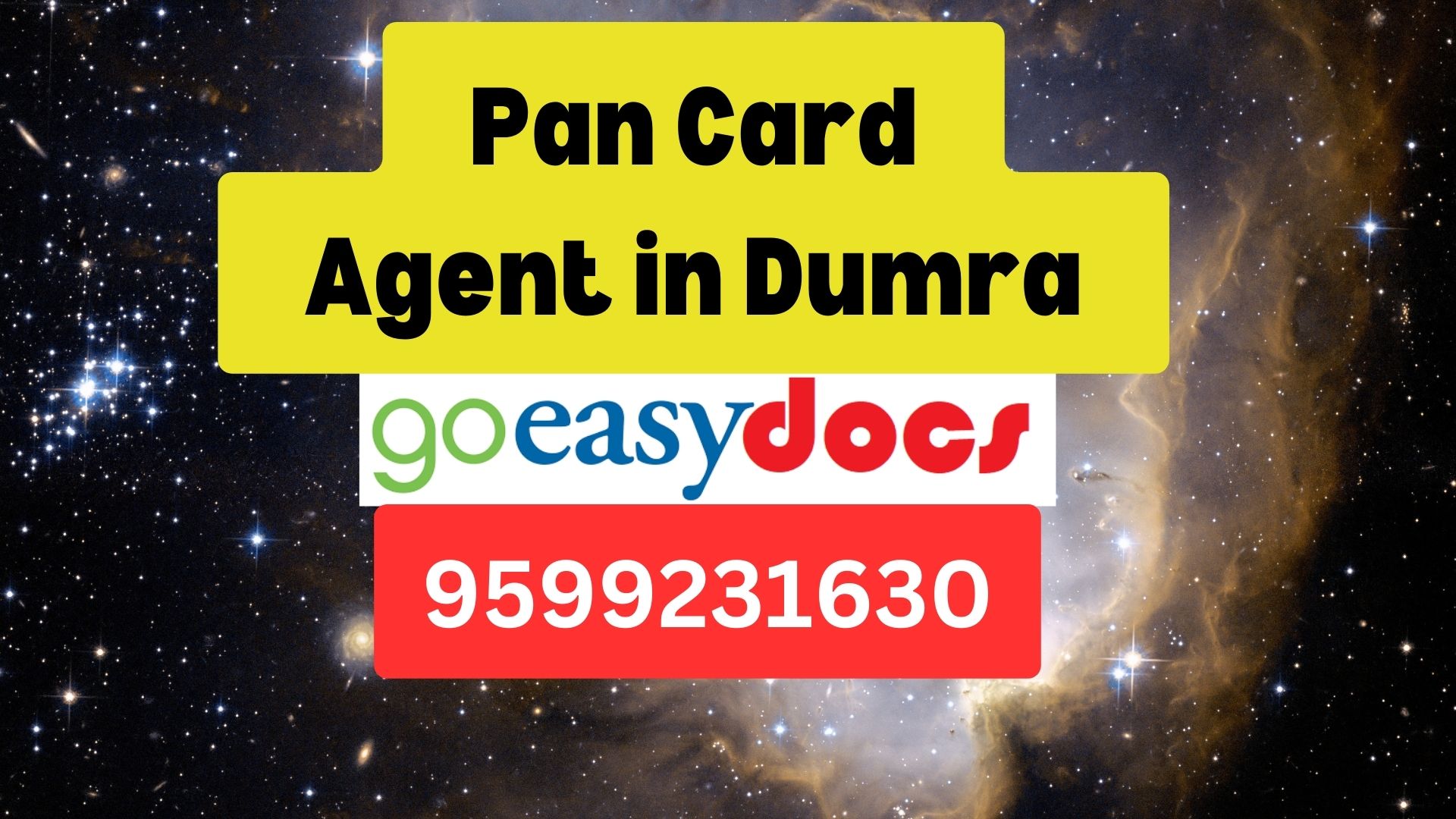 Pan Card Agent Consultant in Dumra 8851415812