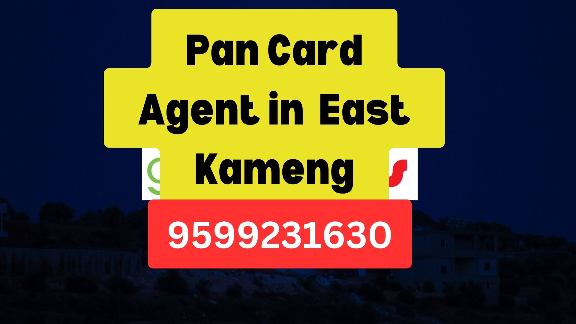 Pan Card Agent Consultant in East Kameng  8851415812