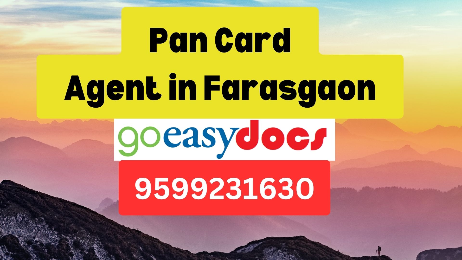 Pan Card Agent Consultant in Farasgaon 8851415812