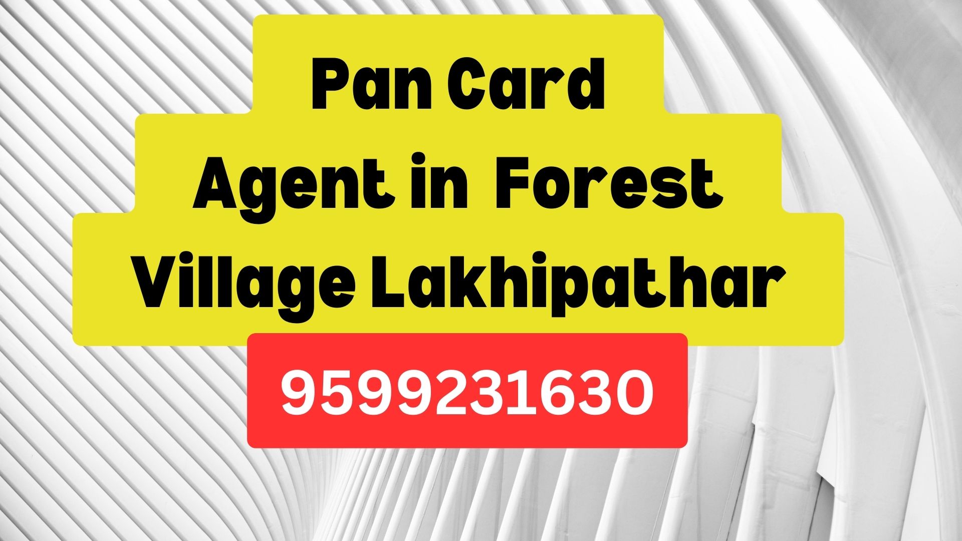 Pan Card Agent Consultant in Forest Village Lakhipathar  8851415812