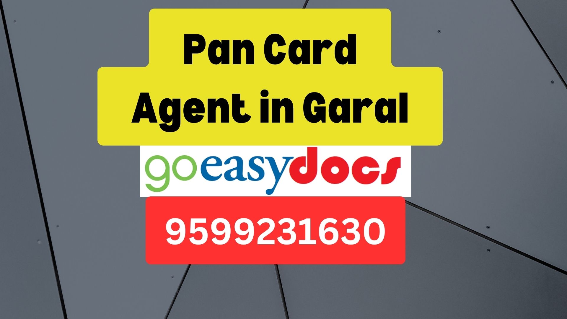 Pan Card Agent Consultant in Garal  8851415812