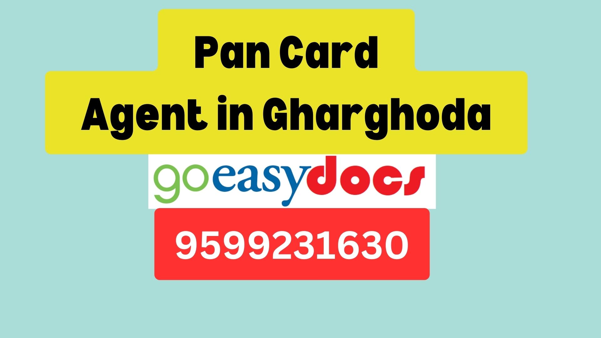 Pan Card Agent Consultant in Gharghoda 8851415812