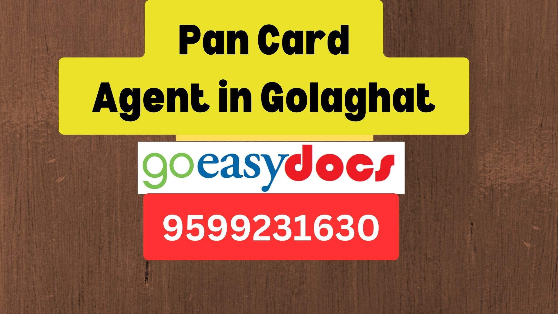 Pan Card Agent Consultant in Golaghat  8851415812