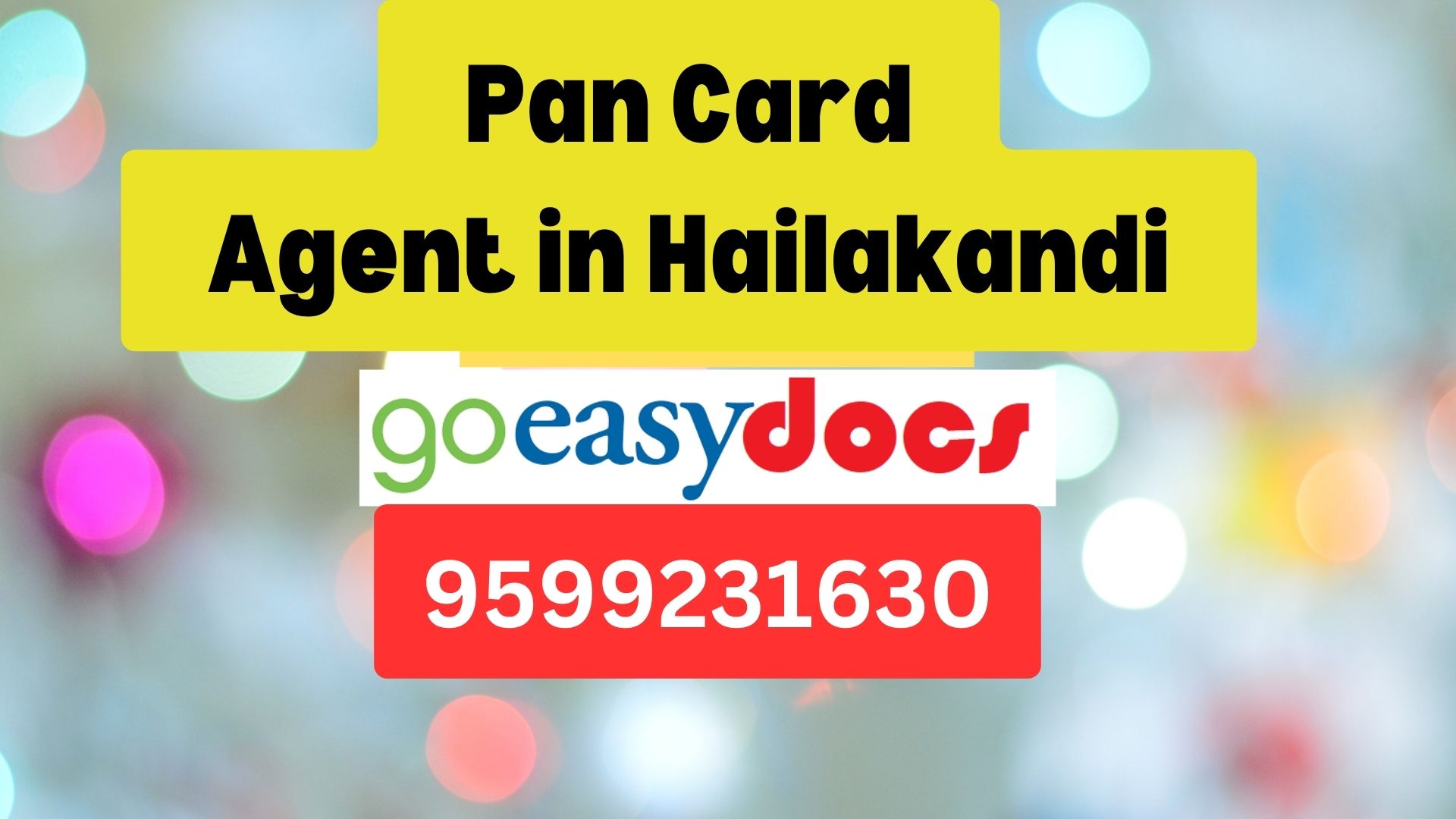 Pan Card Agent Consultant in Hailakandi  8851415812