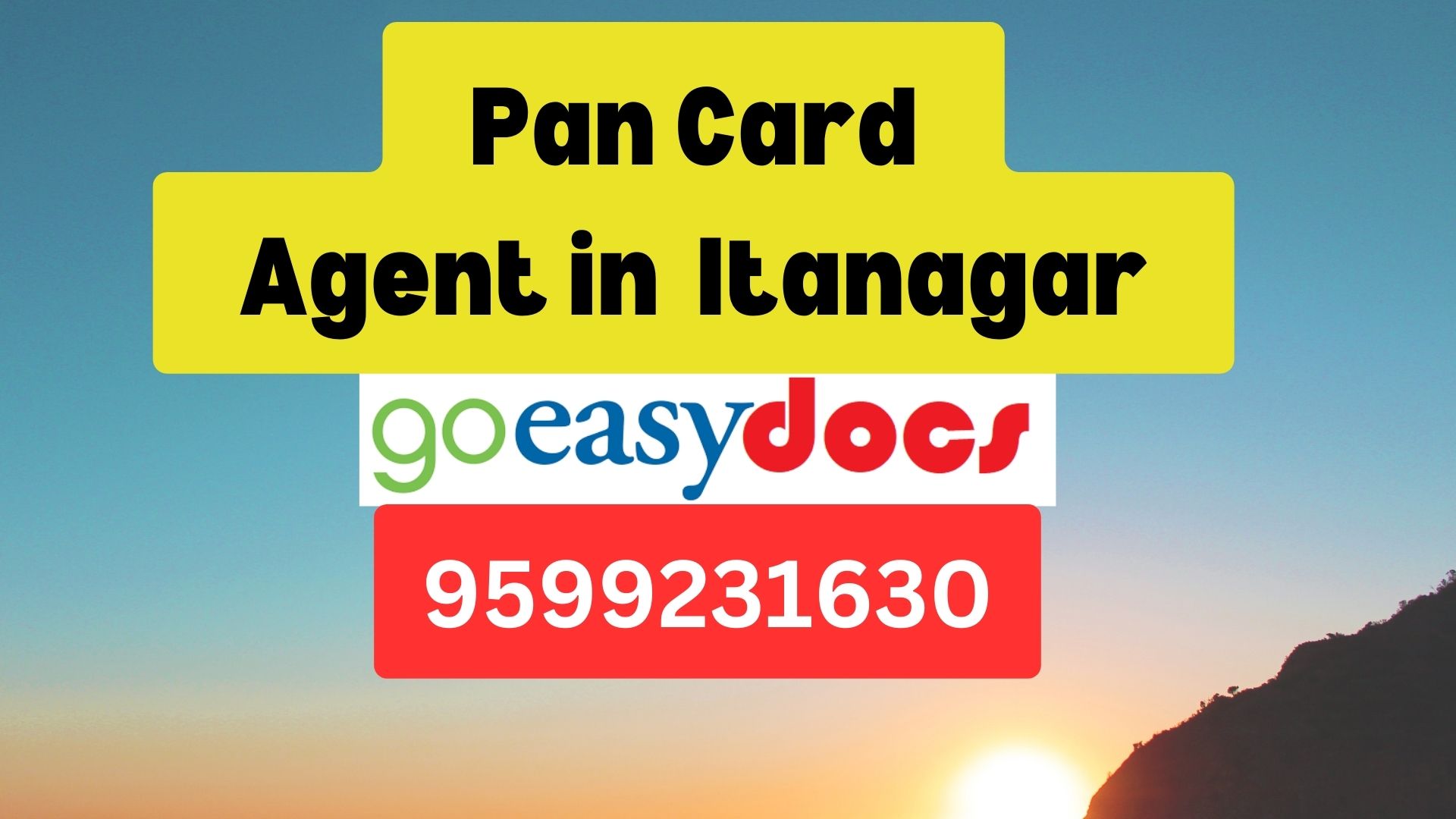 Pan Card Agent Consultant in Itanagar  8851415812