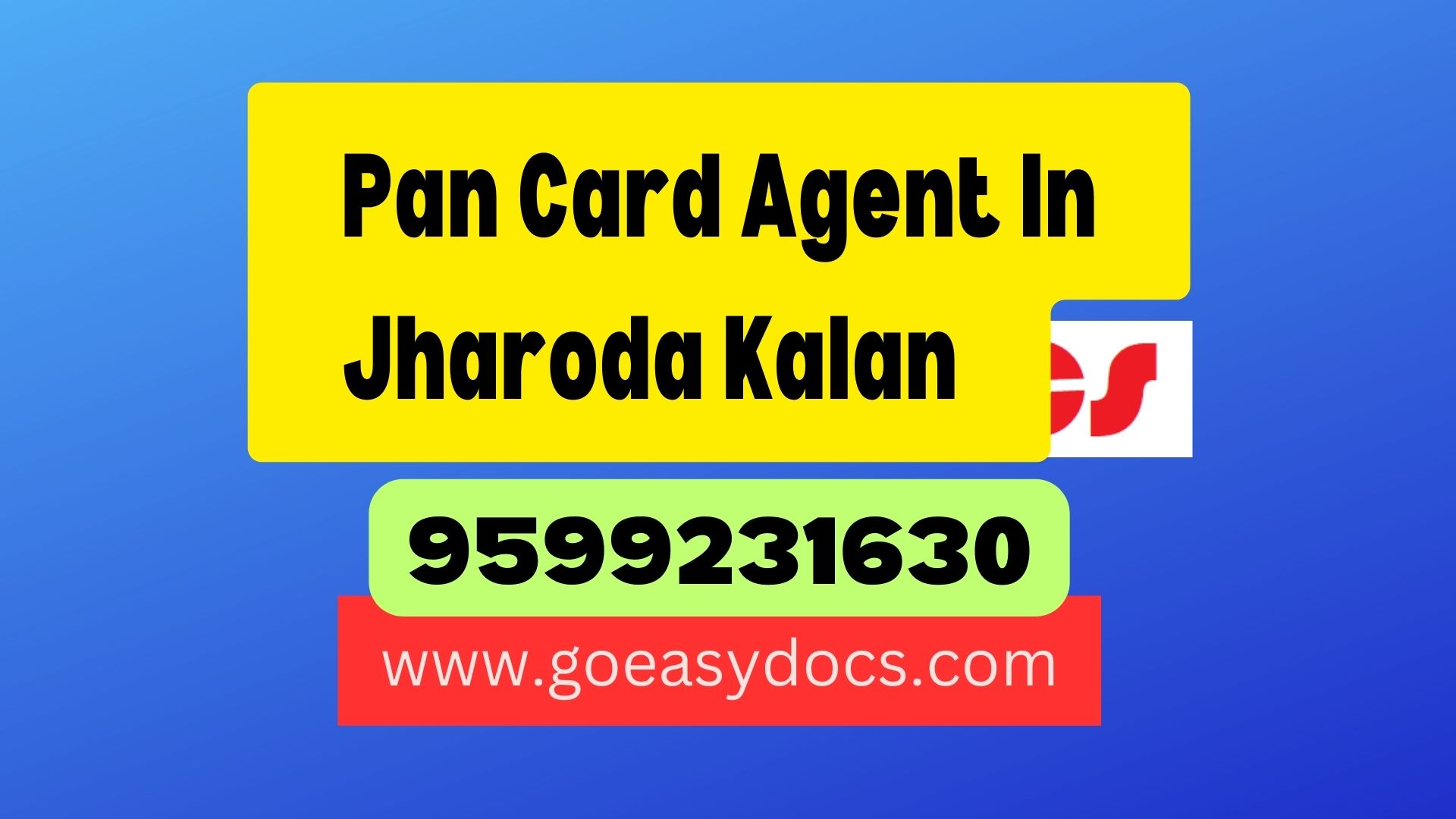 Pan Card Agent Consultant in Jharoda Kalan 8851415812