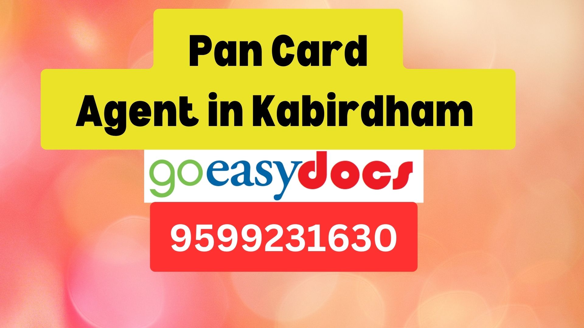 Pan Card Agent Consultant in Kabirdham (Kabeerdham) 8851415812